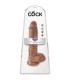 KING COCK PENE REALISTICO CON TESTICULOS 198 CM CARAMELO