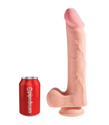 KING COCK PENE REALISTICO 3D CON TESTICULOS 248 CM NATURAL
