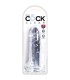KING COCK CLEAR PENE REALISTICO 155 CM TRANSPARENTE