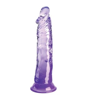 KING COCK CLEAR PENE REALISTICO 197 CM MORADO