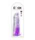 KING COCK CLEAR PENE REALISTICO 197 CM MORADO