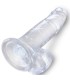 KING COCK CLEAR PENE REALISTICO CON TESTICULOS 152 CM TRANSPARENTE