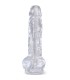 KING COCK CLEAR PENE REALISTICO CON TESTICULOS 165 CM TRANSPARENTE