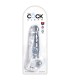 KING COCK CLEAR PENE REALISTICO CON TESTICULOS 165 CM TRANSPARENTE
