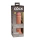 KING COCK ELITE DILDO REALISTICO SILICONA 203 CM CARAMELO