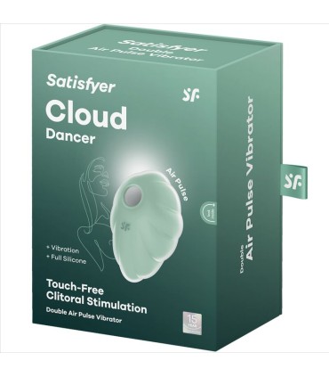 SATISFYER CLOUD DANCER VERDE VIBRADOR AIR PULSE