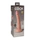 KING COCK ELITE DILDO REALISTICO VIBRADOR SILICONA CONTROL REMOTO 178 CM