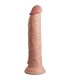 KING COCK ELITE DILDO REALISTICO VIBRADOR SILICONA CONTROL REMOTO 23 CM