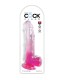 KING COCK CLEAR DILDO CON TESTICULOS 203 CM ROSA