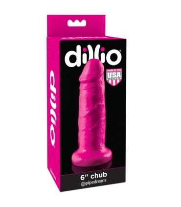 DILLIO DILDO CON VENTOSA CHUB 152 CM ROSA