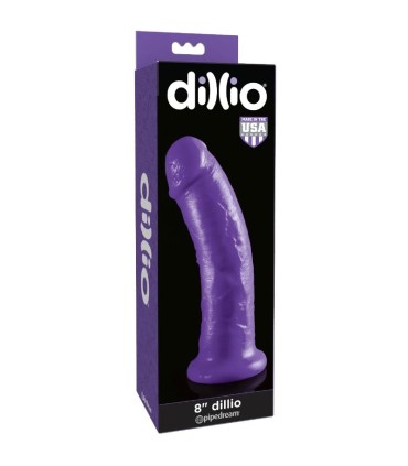 DILLIO DILDO CON VENTOSA 2032 CM LILA