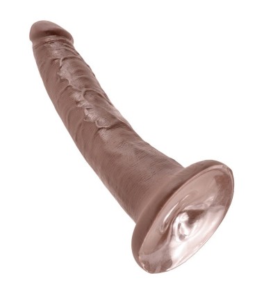 KING COCK 7 PENE COLOR CHOCOLATE 178 CM
