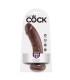 KING COCK 8 PENE MARRON 203 CM