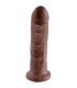 KING COCK 8 PENE MARRON 203 CM