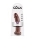 KING COCK 9 PENE MARRON 229 CM