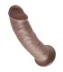 KING COCK 9 PENE MARRON 229 CM