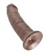 KING COCK 9 PENE MARRON 229 CM