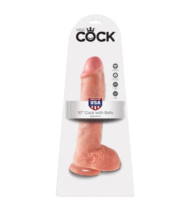 KING COCK 10 PENE REALISTICO NATURAL 265 CM