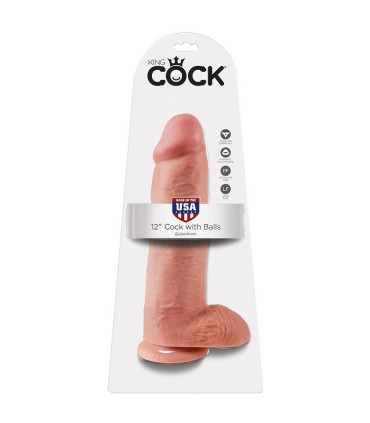 KING COCK 12 PENE REALISTICO NATURAL 3048 CM
