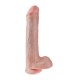 KING COCK PENE CON TESTICULOS 356 CM COLOR NATURAL