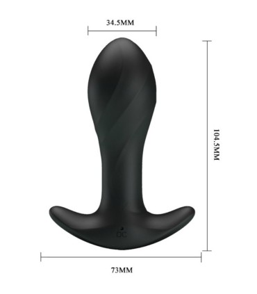 PRETTY LOVE VIBRADOR ANAL NEGRO