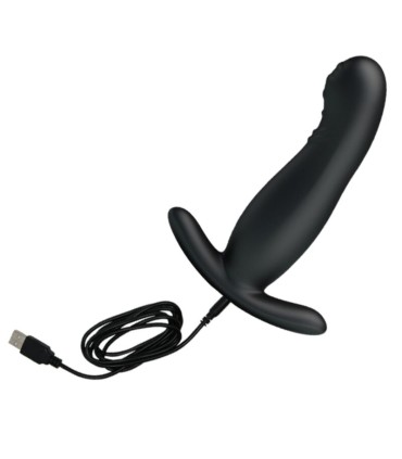 MR PLAY MASAJEADOR DE PROSTATA NEGRO RECARGABLE