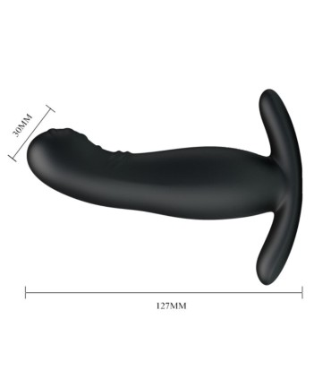 MR PLAY MASAJEADOR DE PROSTATA NEGRO RECARGABLE