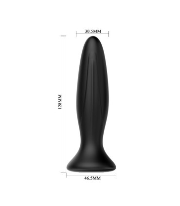 MR PLAY PLUG ANAL VIBRADOR NEGRO RECARGABLE