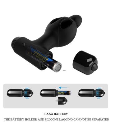 MR PLAY PLUG ANAL DE SILICONA CON VIBRACION