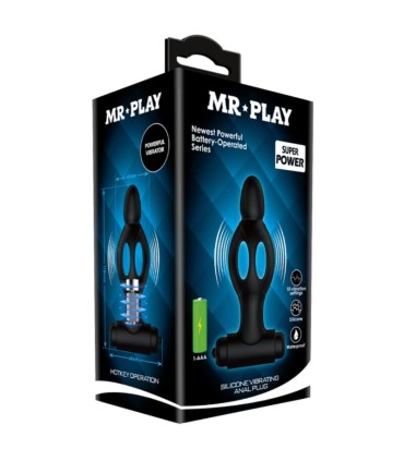 MR PLAY PLUG ANAL DE SILICONA CON VIBRACION