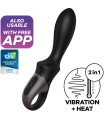 SATISFYER - HEAT CLIMAX VIBRADOR ANAL APP NEGRO