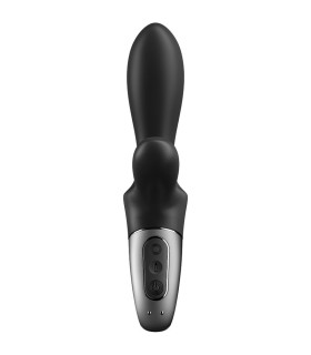 SATISFYER HEAT CLIMAX VIBRADOR ANAL APP NEGRO