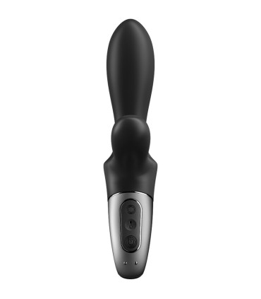 SATISFYER HEAT CLIMAX VIBRADOR ANAL APP NEGRO