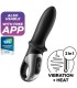 SATISFYER HOT PASSION VIBRADOR ANAL APP NEGRO