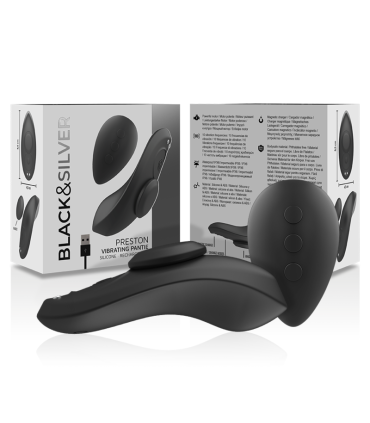 BLACKSILVER PRESTON PANTIE MAGNETICO VIBRADOR SILICONA REMOTO