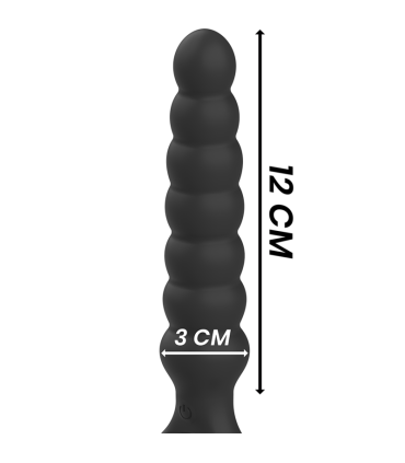 BLACKSILVER BOB POTENTE VIBRADOR DILATADOR ANAL SILICONA