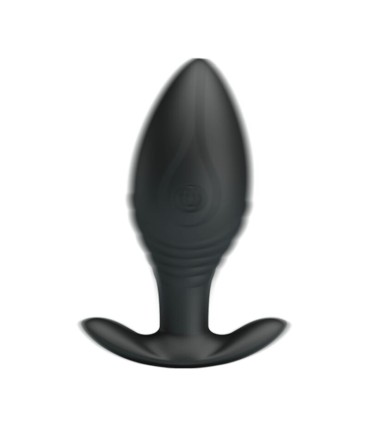 PRETTY LOVE REGINA PLUG ANAL VIBRADOR RECARGABLE NEGRO