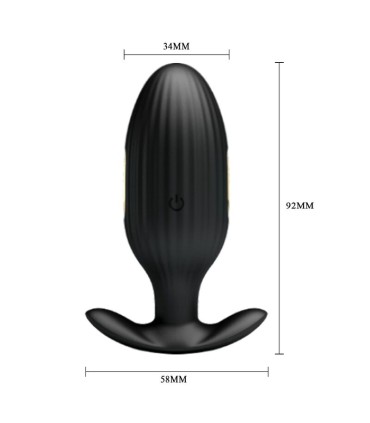 PRETTY LOVE JEFFERSON PLUG ANAL CONTROLADO POR APP NEGRO