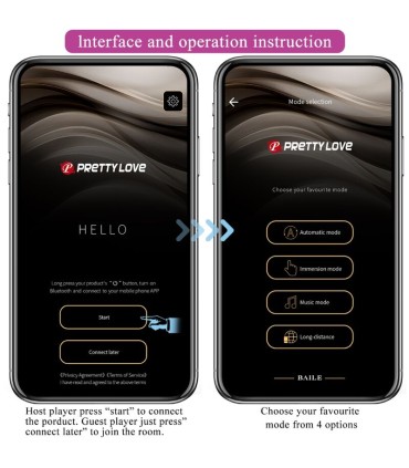 PRETTY LOVE JEFFERSON PLUG ANAL CONTROLADO POR APP NEGRO