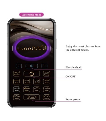 PRETTY LOVE JEFFERSON PLUG ANAL CONTROLADO POR APP NEGRO