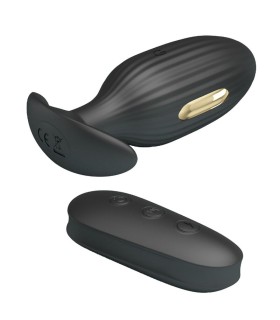 PRETTY LOVE KELLY PLUG ANAL VIBRADOR RECARGABLE NEGRO