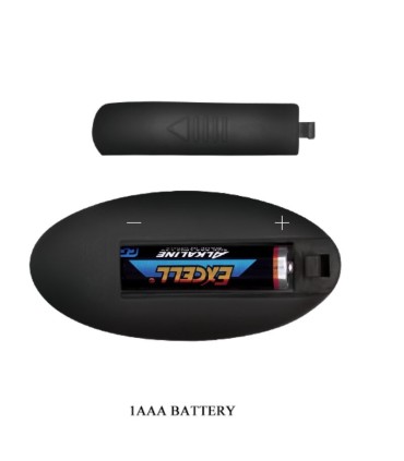 MR PLAY VIBRADOR POTENTE CONTROL REMOTO ANAL PLUG NEGRO