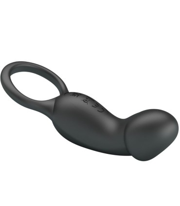 PRETTY LOVE TRAE ANILLO VIBRADOR NEGRO