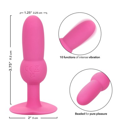 CALEXOTICS FIRST TIME PLUG ANAL CON CUENCAS 10 VIBRACIONES ROSA