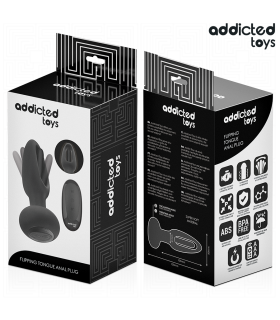 ADDICTED TOYS PLUG ANAL CON LENGUA VIBRADORA Y CONTROL REMOTO