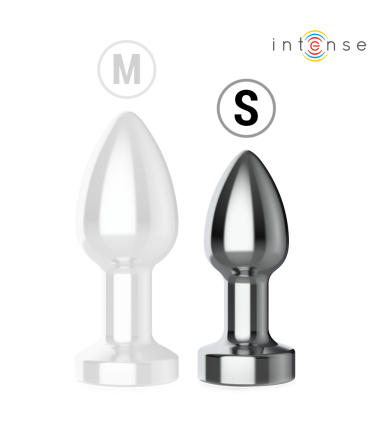 INTENSE PLUG ANAL TALLA S DE METAL VIBRADOR CON LUCES LED MULTICOLOR Y CONTROL REMOTO