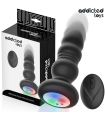 ADDICTED TOYS - PLUG ANAL VIBRADOR THRUSTING Y LUZ LED CONTROL REMOTO