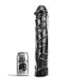 ALL BLACK - DILDO GIGANTE FISTING SUAVE 32 CM
