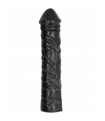 ALL BLACK DILDO GIGANTE FISTING SUAVE 32 CM