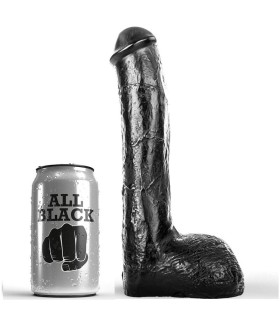 ALL BLACK PENE REALISTICO ANAL 23 CM